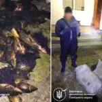 Браконьєрів, які незаконно виловили майже 90 кг риби, викрили на Рівненщині