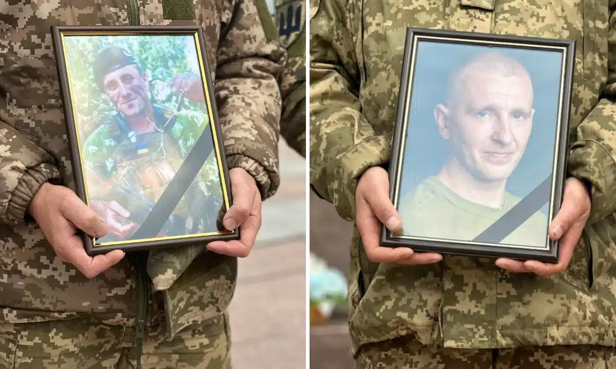 На вічний спочинок провели Михайла Лебедева і Олександра Юхимця.