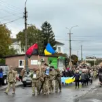 Здолбунівська громада попрощалася із Захисником України Олегом Андрощуком