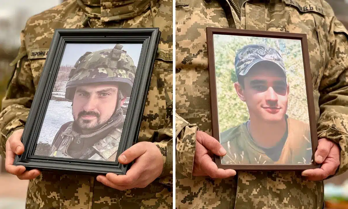 Двох захисників провели на вічний спочинок у Рівному На центральній площі Рівного провели на вічний спочинок Максима Шевченка та Івана Поліщука.