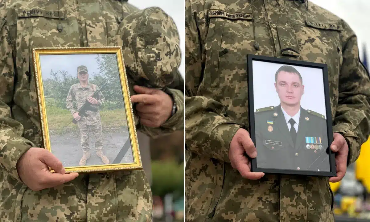 На вічний спочинок у Рівному провели двох полеглих захисників