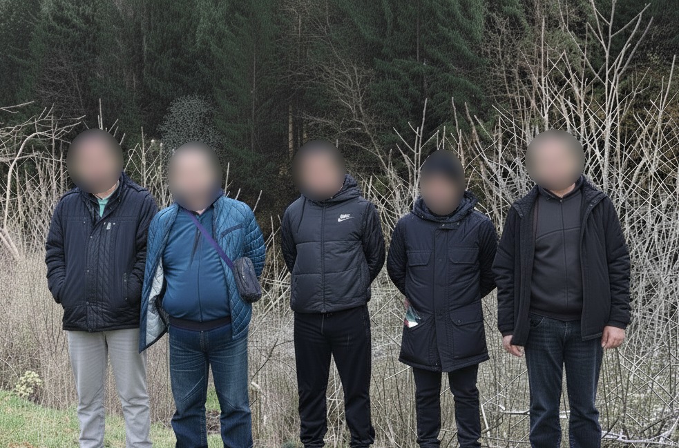 Прикордонники зупинили п’ятьох чоловіків, які планували втечу до Румунії за електронним маршрутом