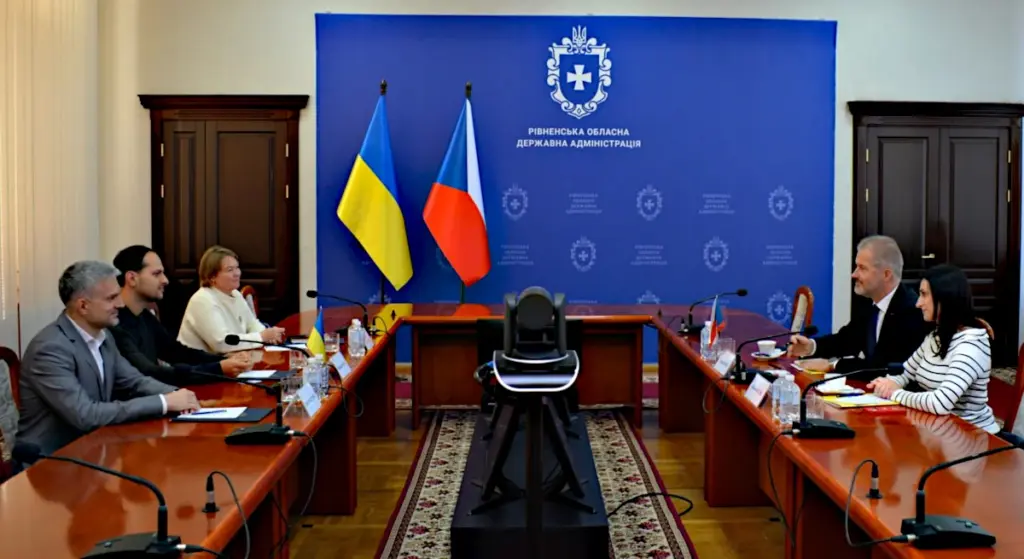 Зустріч Генерального консула Чехії Їржі Борцела з керівництвом Рівненської області.