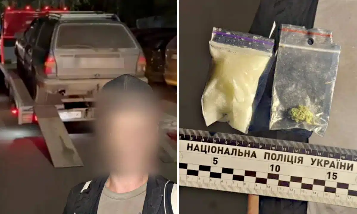 У водія в Рівному виявили ознаки наркотичного сп’яніння та речовини, схожі на наркотики