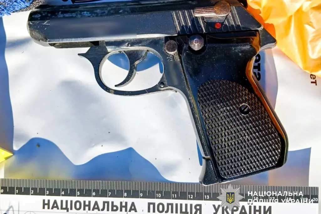 Чоловіка засудили за збут зброї. Пістолет, який зловмисник продав.