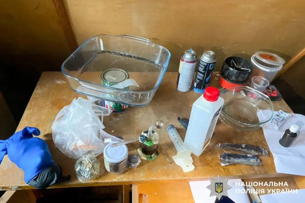 Речові докази знайдені під час обшуку.