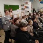 Молодь на відзначення 120-річчя Ніла Хасевича.