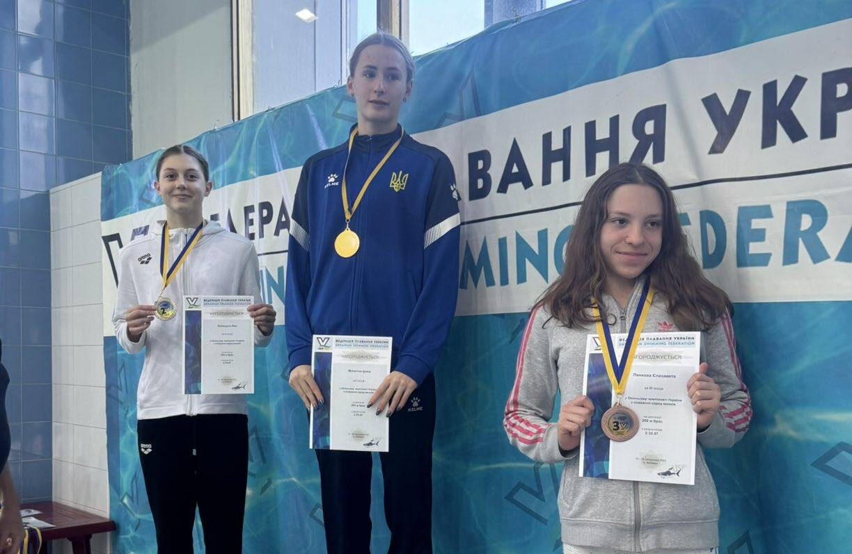 Вихованці ДЮСШ №3 стали призерами Осіннього чемпіонату України з плавання серед юнаків