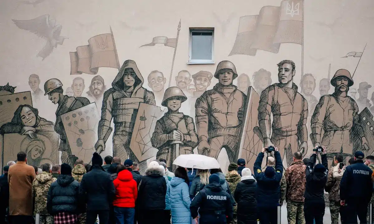 У Рівному відзначили День Гідності та Свободи День Гідності та Свободи відзначають у Рівному.