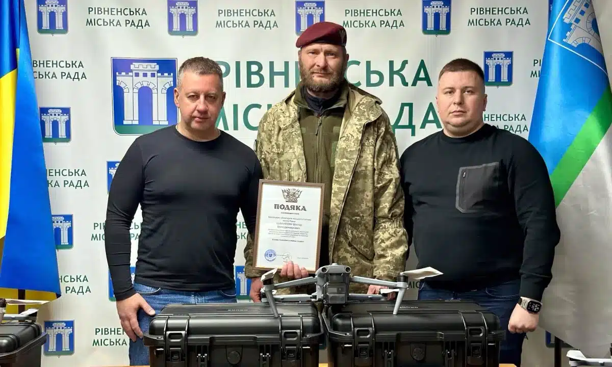 Передача дронів для ЗСУ.