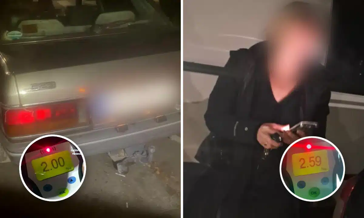 Двох нетверезих водіїв виявили у Рівному.