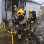 Горів будинок у Дубні.