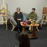 Тетяна Камерістова під час зустрічі на Острожчині.