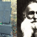 Могила та портрет Олександра Рибнікова.