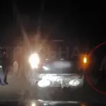 Зупинка патрульними, під час якої водій намагався втекти.