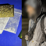 Підозрілий чоловік з наркотиками.