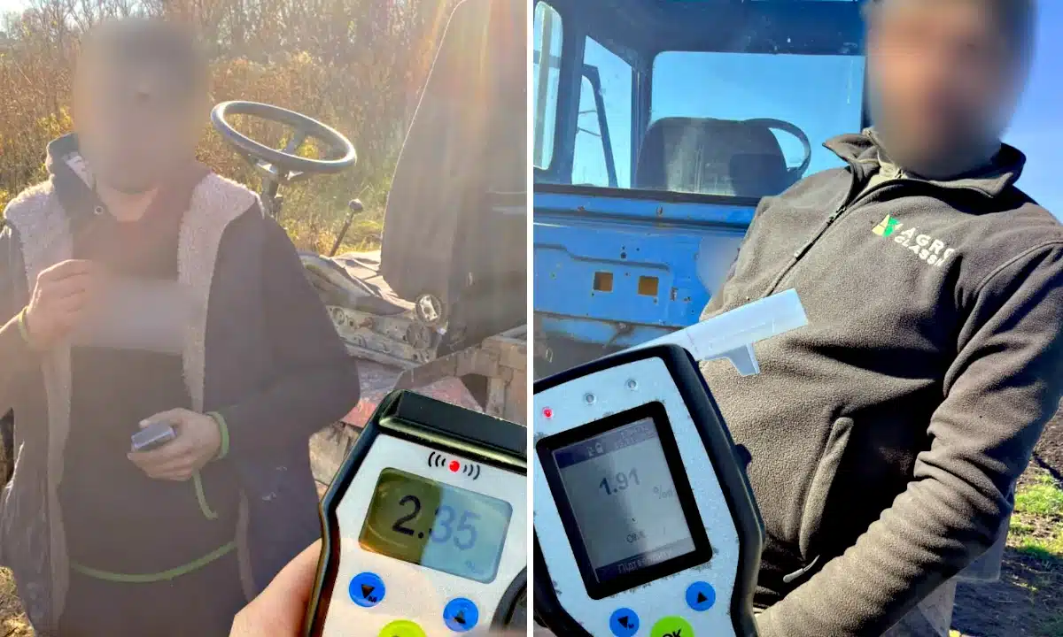 Нетверезі трактористи, виявлені на Дубенщині.