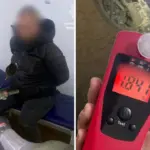 Нетверезий мотоцикліст, який намагався втекти від патрульних.