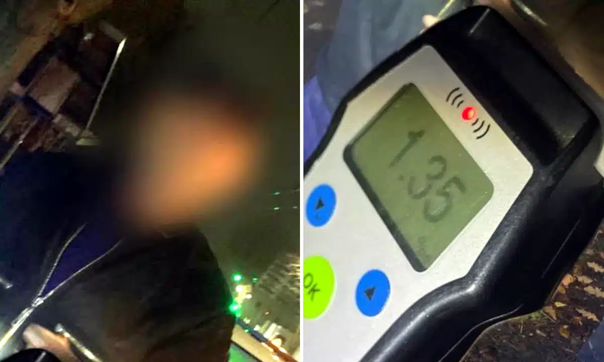 Нетверезого водія електросамоката зупинили патрульні у Рівному Нетверезий водій самоката і алкотестер.