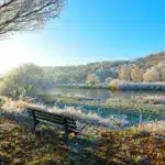 Осінній ранок на річці.