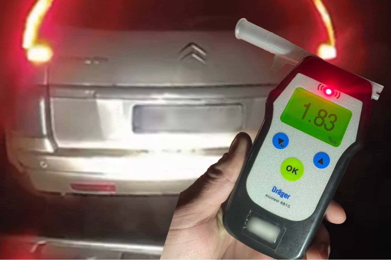 Водій з 1,83 проміле алкоголю попався дубенським патрульним Водій з 1,83 проміле алкоголю попався дубенським патрульним