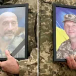6 листопада у Рівному на вічний спочинок провели двох захисників Портрети Віталія Балюка і Валерія Кравчука.