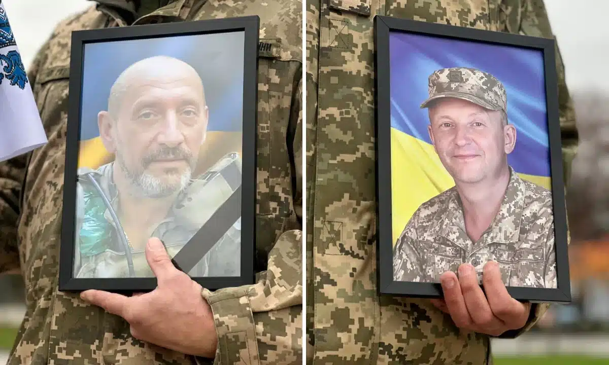 Портрети Віталія Балюка і Валерія Кравчука.