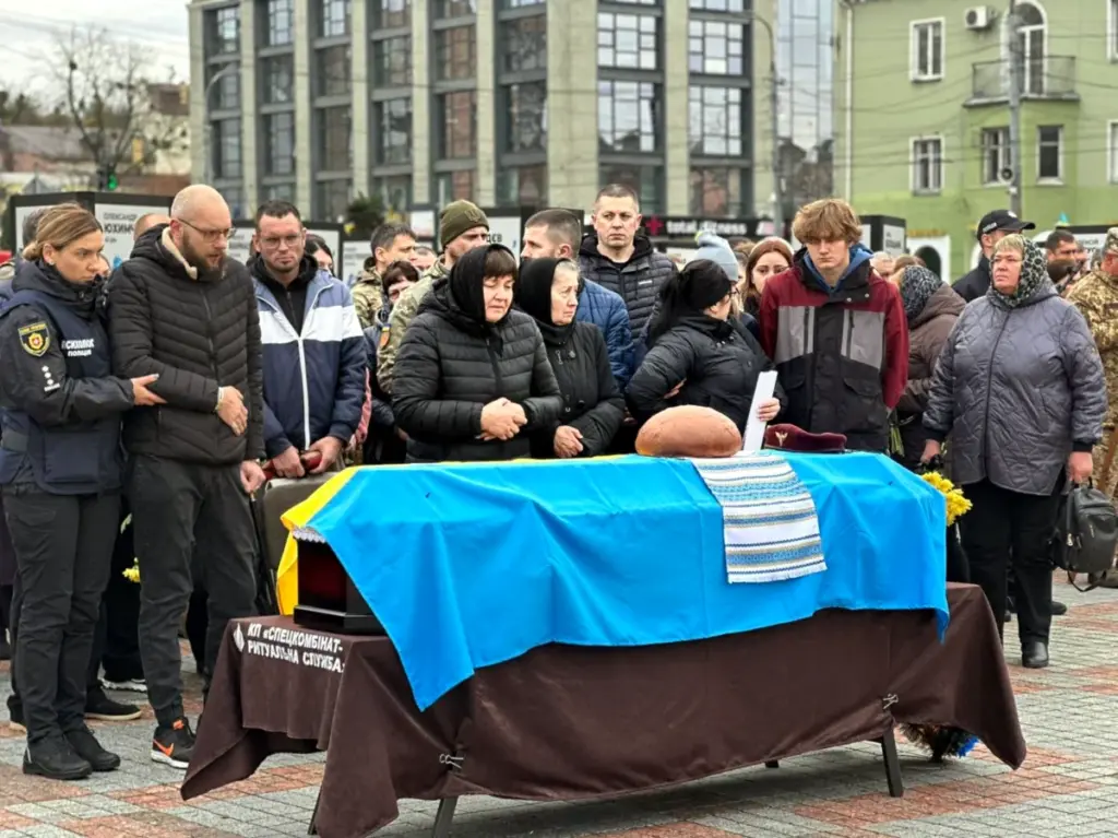 Поховання Юрія Трофимчука у Рівному.