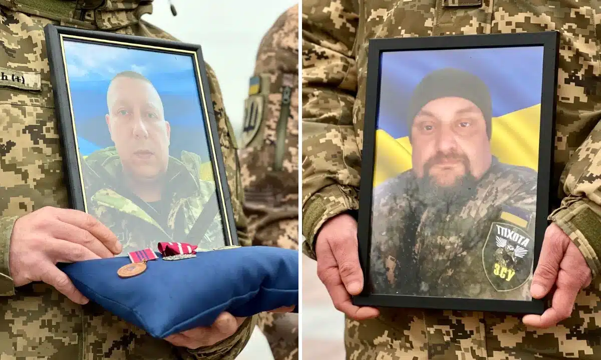 На вічний спочинок провели у Рівному двох полеглих захисників