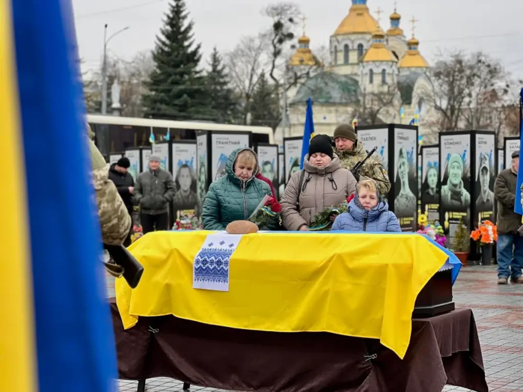 Похорон Романа Рудюка.