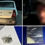 Авто, водій і вилучені наркотики.