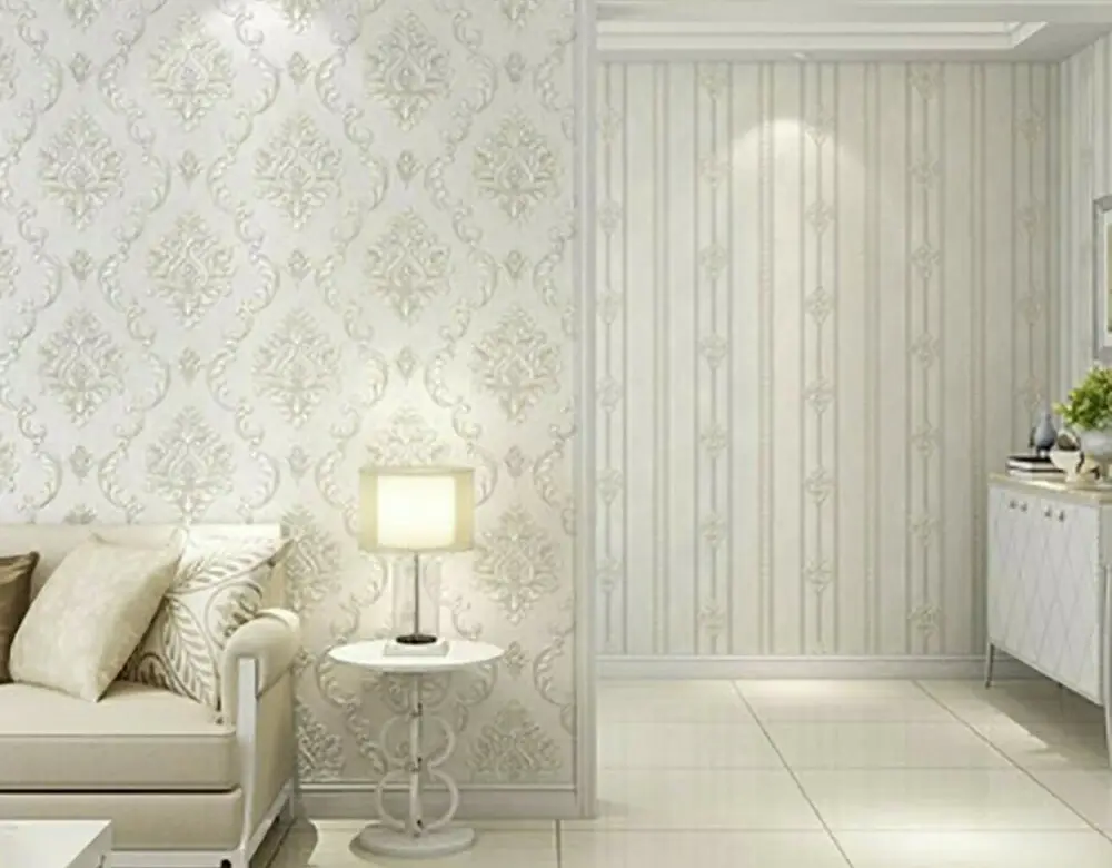 Приклад шпалер у сучасній вітальні