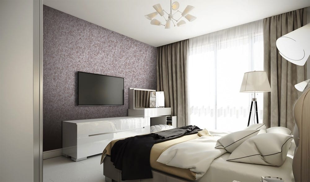 Шпалери у спальні