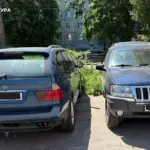 Конфісковані авто.