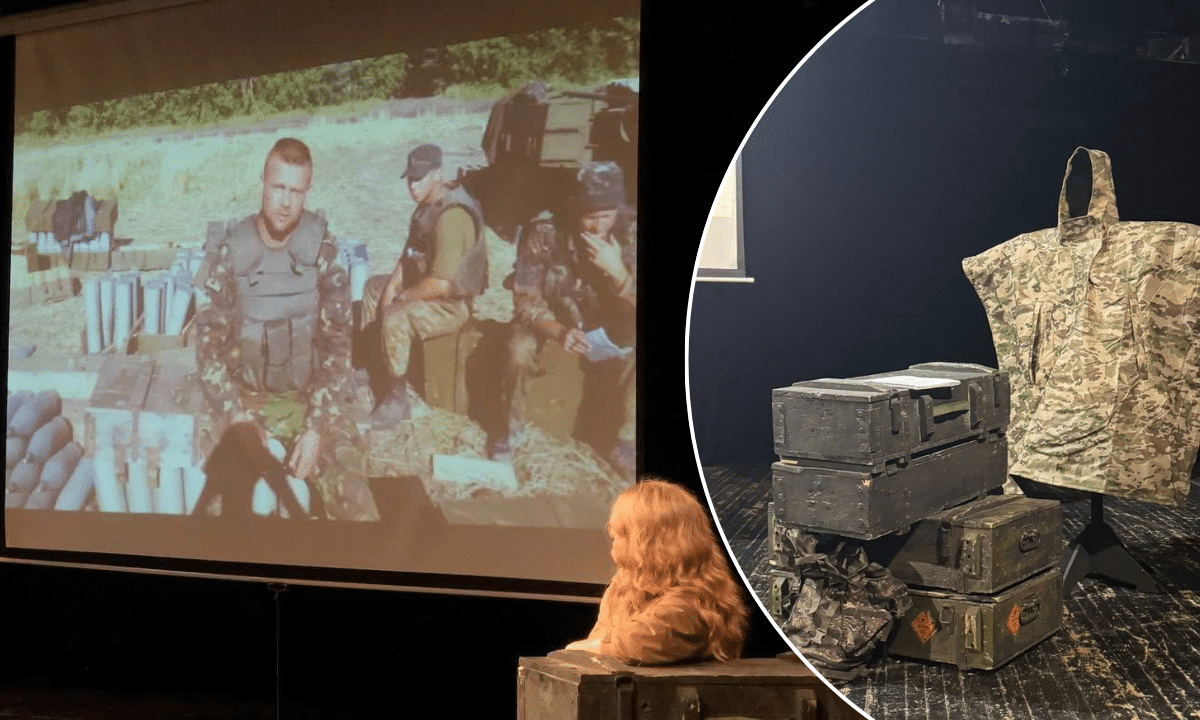 «Я не покинув Україну»: вистава, де немає акторів, є ті, хто повернулися з війни