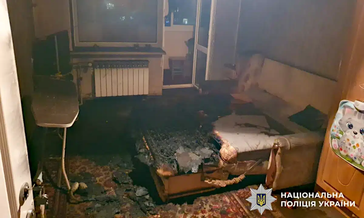 У Рівному під час пожежі загинув 4-річний хлопчик Кімната, де сталася пожежа, в якій загинув 4-річний хлопчик.