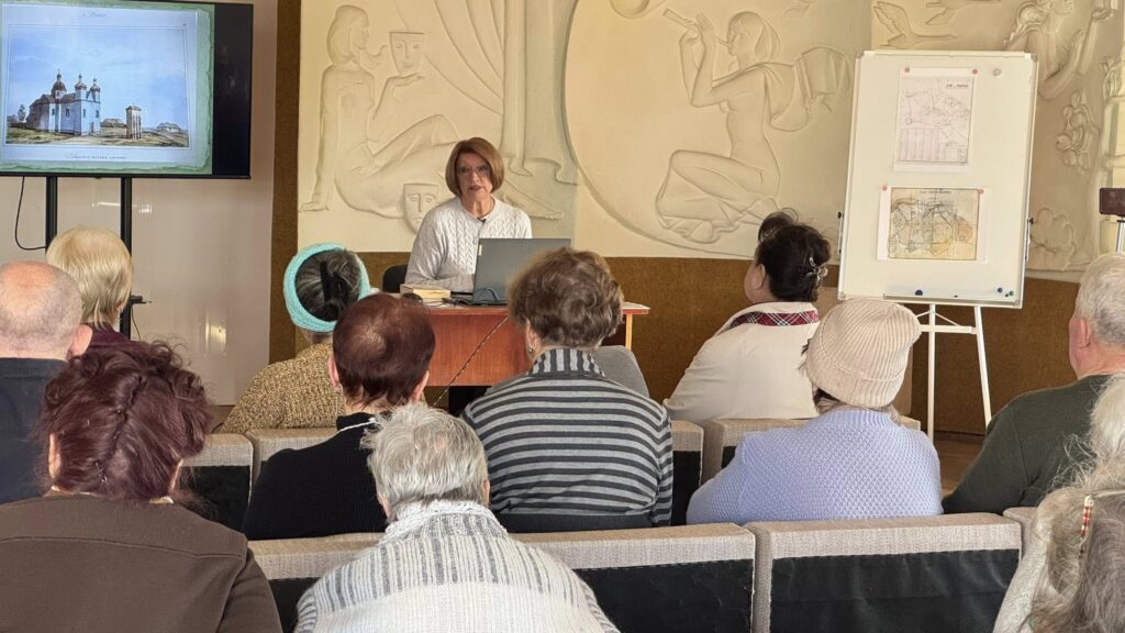 Людмила Леонова на презентації проєкту