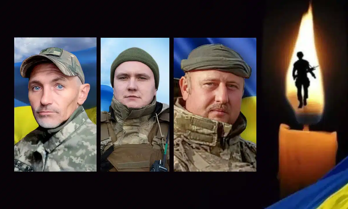 За Україну віддали свої життя троє захисників з Рівненщини Василь Петренко, Назар Панькевич і Роман Рудюк.