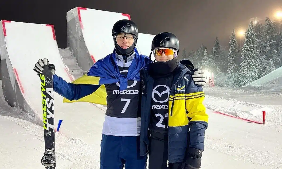 Лижниця зі Здолбунова Єлизавета Боярська здобула срібло Кубка Європи Єлизавета Боярська на змаганнях.