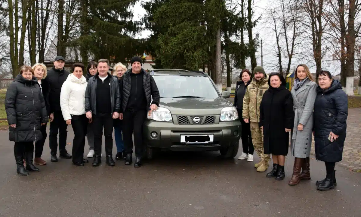 Автомобіль від Городоцької громади.