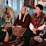 Зустріч із місцевими носіями традицій під час експедиції у Крупецьку громаду.