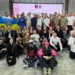 Спільна світлина під час гастро-вечері в Черкасах.