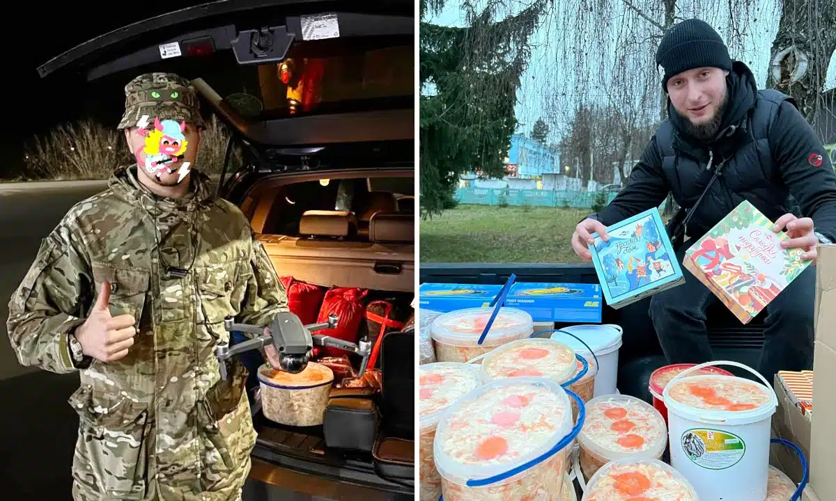 Гощанська громада передала військовим продукти та спорядження на фронт Військові з допомогою від Гощанської громади.