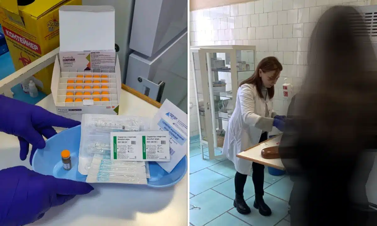 Перша ін'єкція Каботегравіру на Рівненщині.