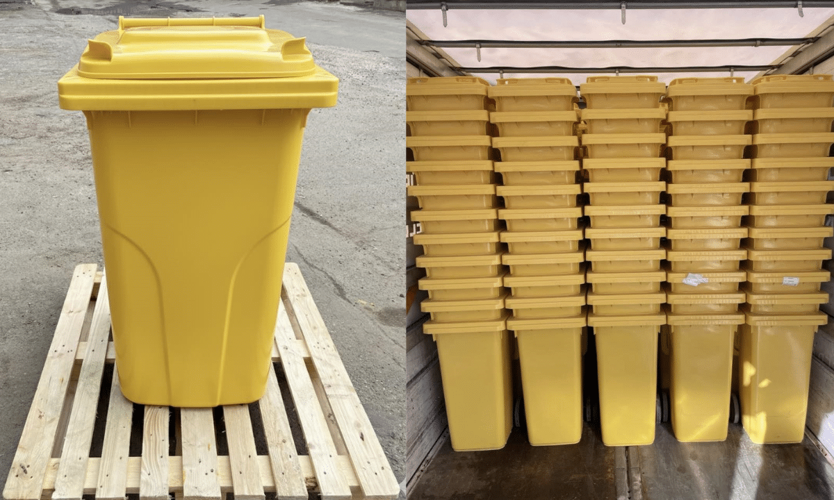 Індивідуальні контейнери для сміття встановлюють на вулицях Сарн індивідуальні сміттєві контейнери