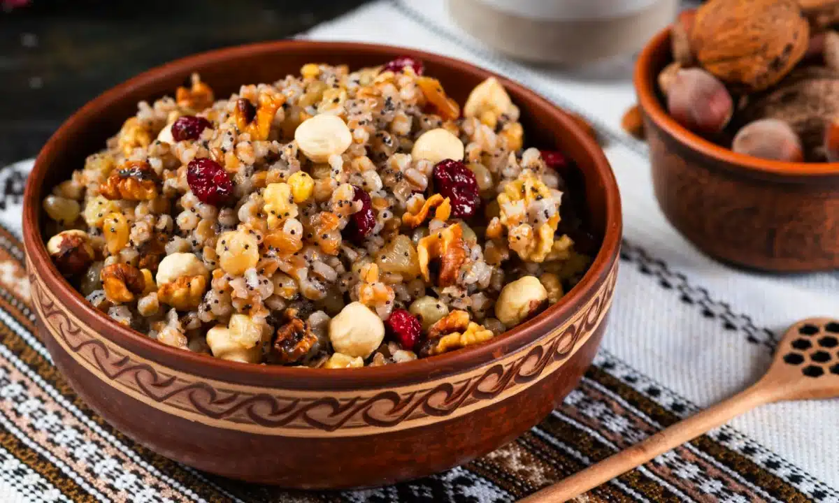 Кутя на столі.