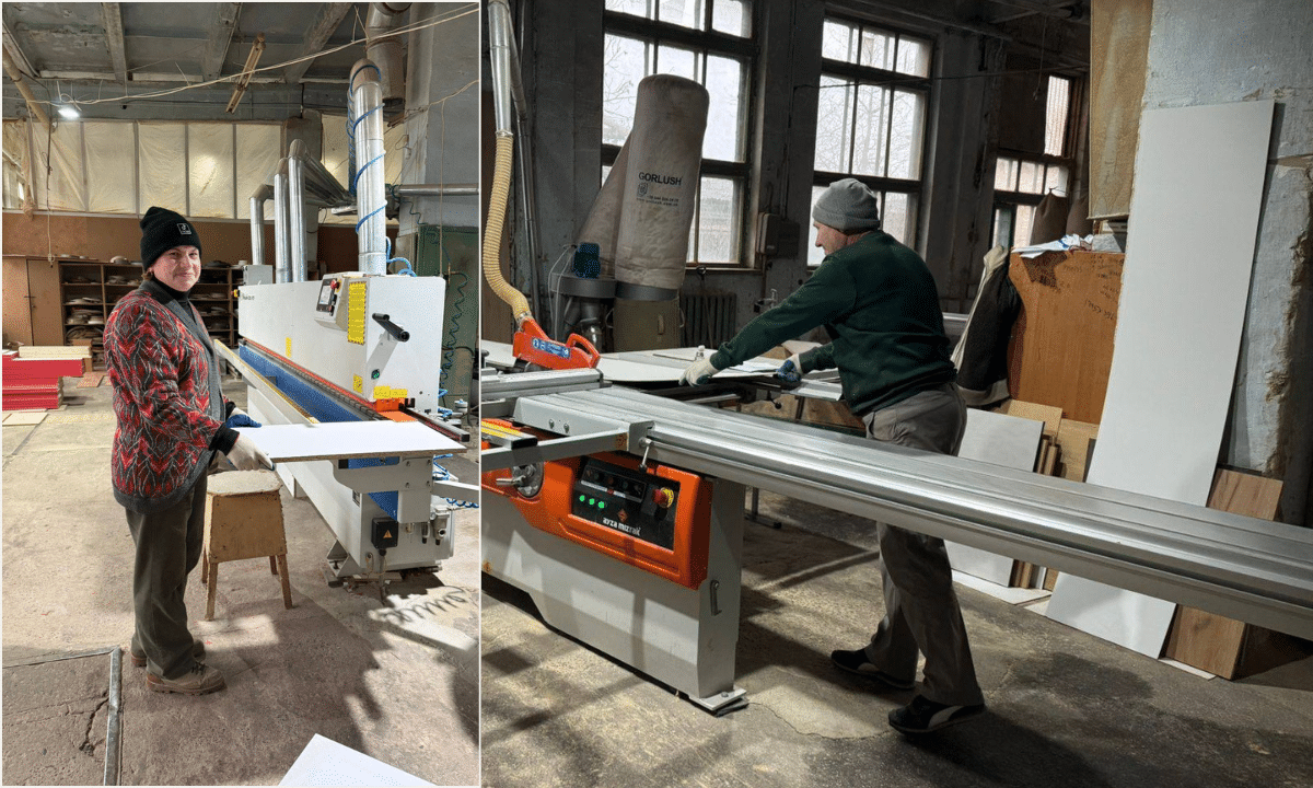 Люди з порушенням слуху на Рівненщині виготовляють меблі для дитсадків, шкіл і ЗСУ Працюють люди з інвалідністю на підприємстві