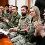 Військові, присутні на нагородженні.