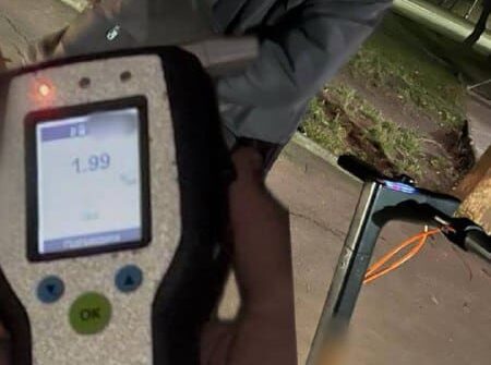 Нетверезого водія електросамоката зупинили у Рівному Нетверезий водій