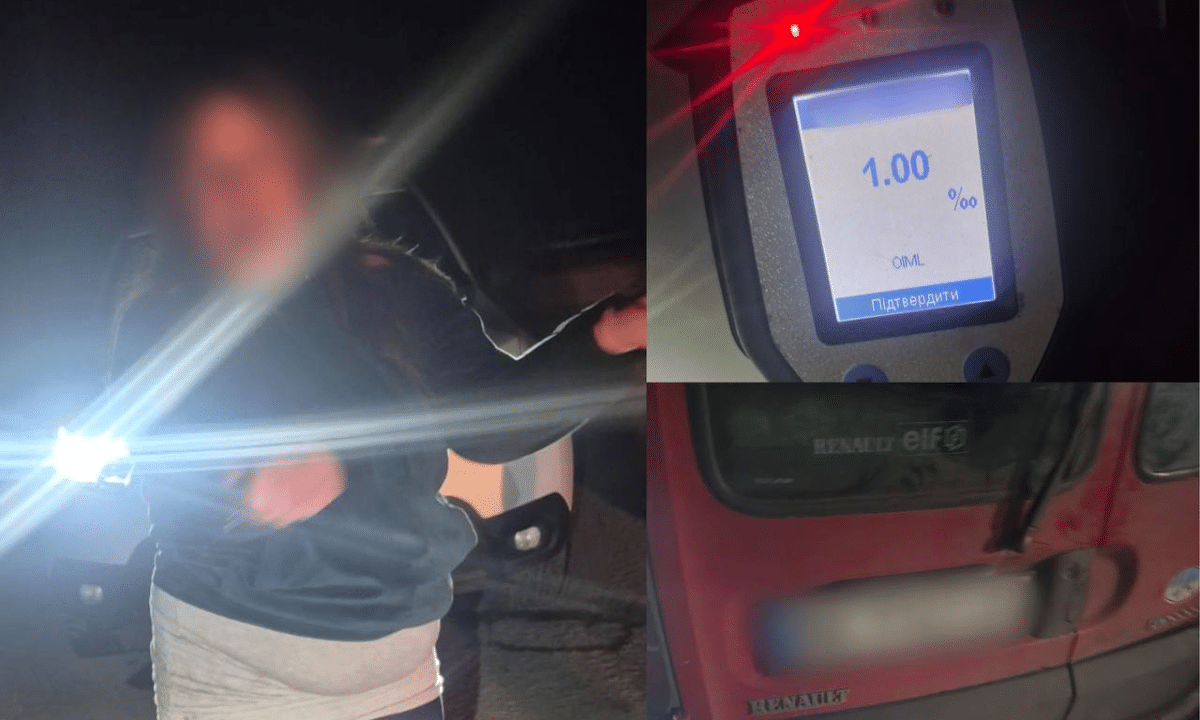 У Сарненському районі виявили водійку з 1 проміле алкоголю